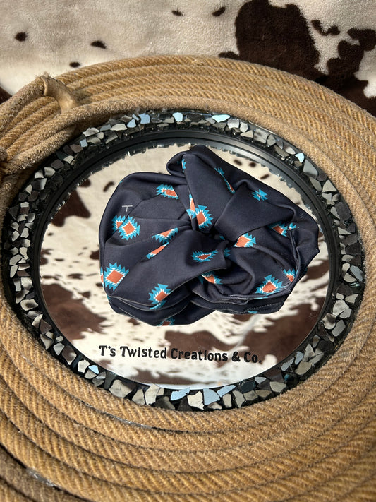 Midnight Mesa Scrunchie