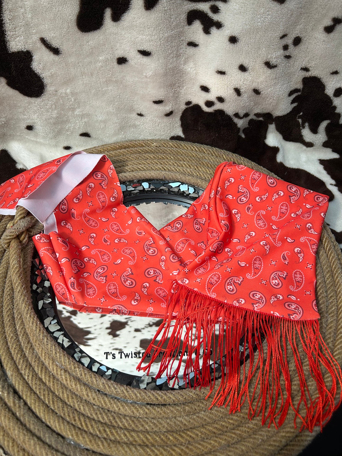 Red Paisley Tailbag