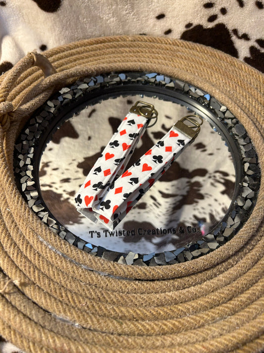 Card Face keychain