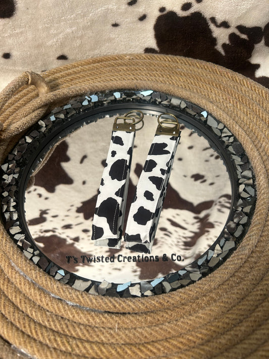 Cow keychain