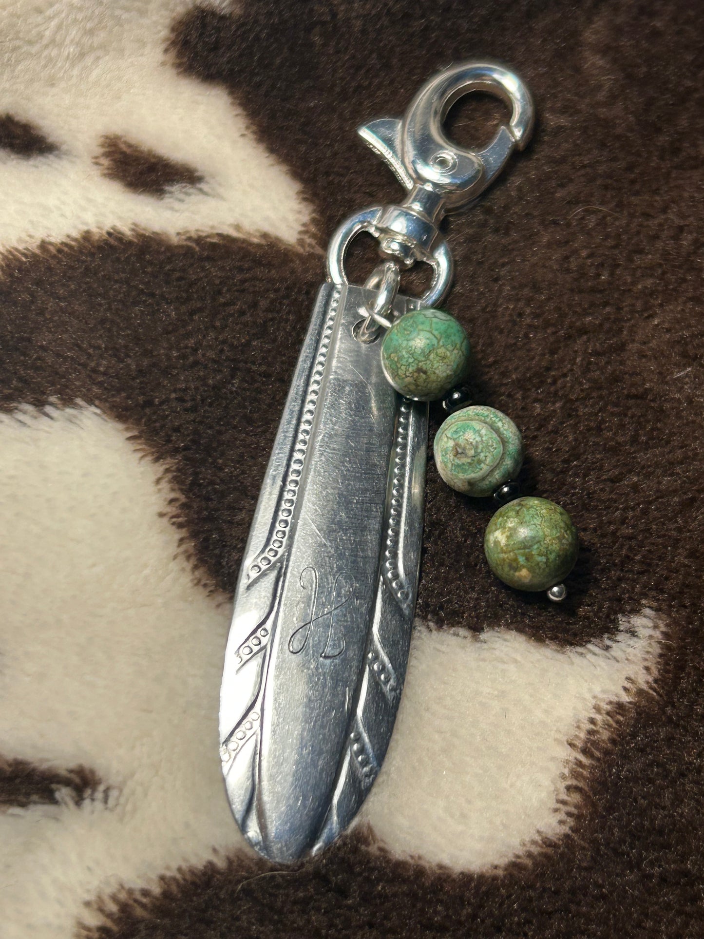 H Engraved Keychain