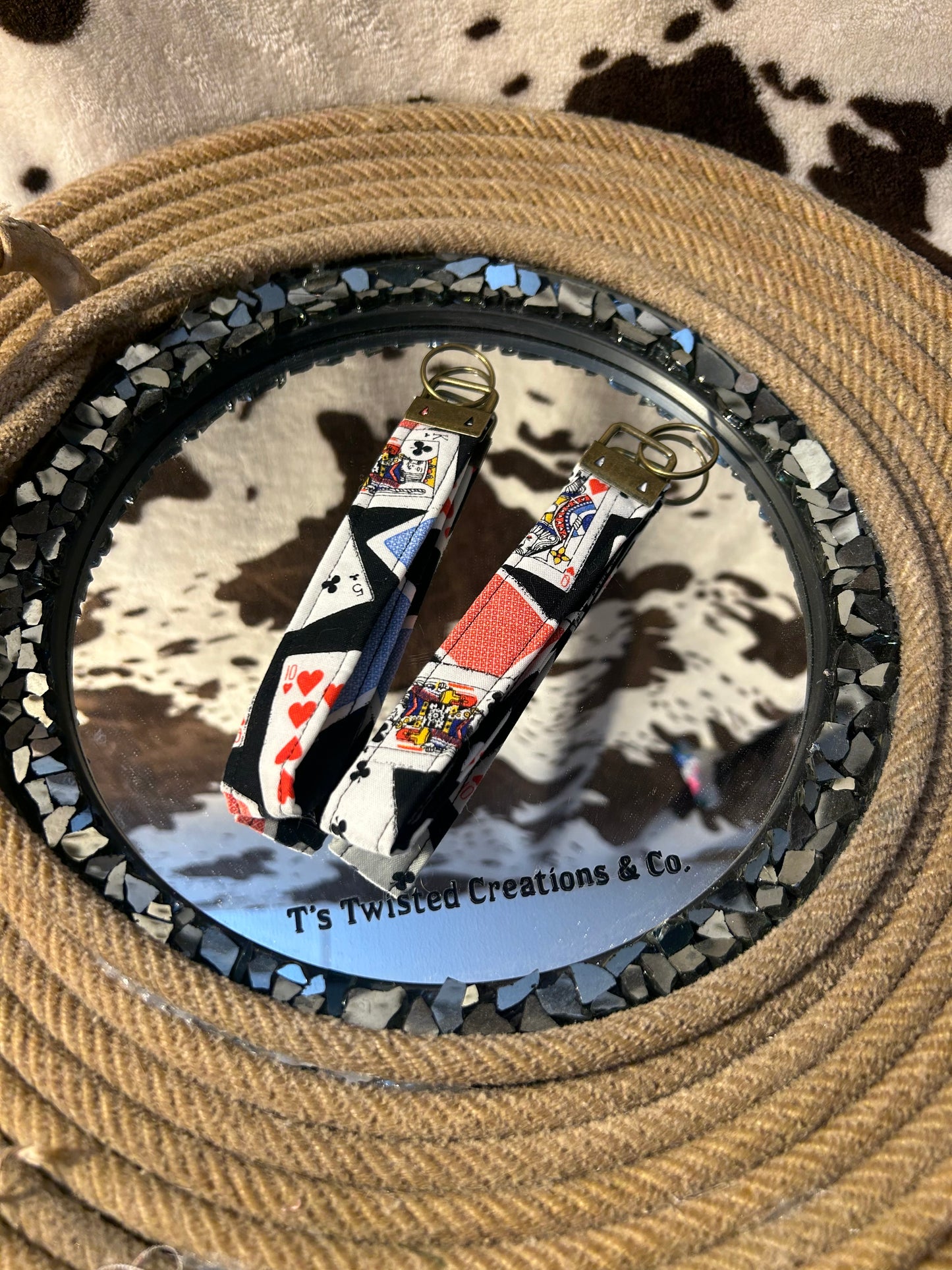 Card deck keychain