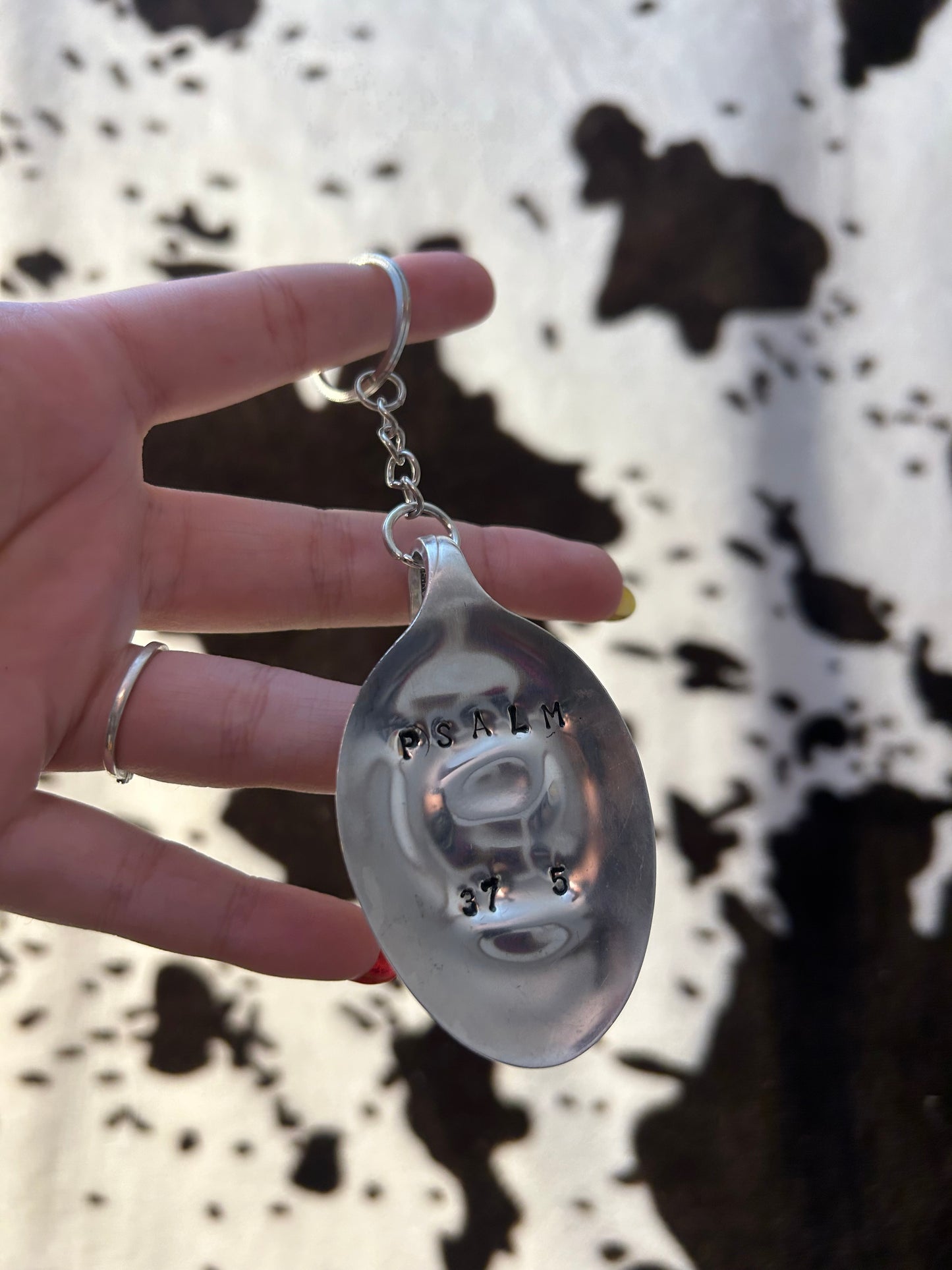 Psalm 37:5 Keychain