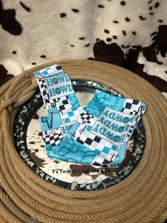 Turquoise Howdy Tailbag