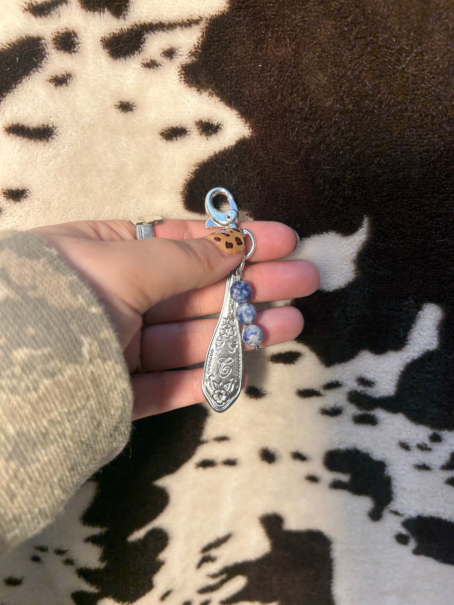 C Engraved Keychain